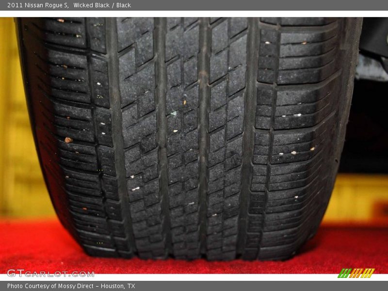 Wicked Black / Black 2011 Nissan Rogue S