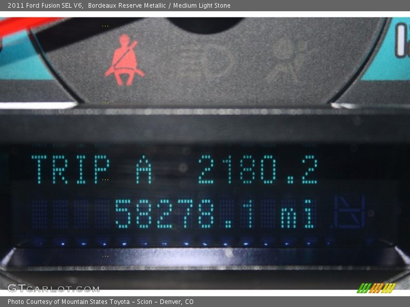 Bordeaux Reserve Metallic / Medium Light Stone 2011 Ford Fusion SEL V6