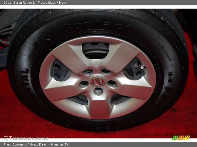 Wicked Black / Black 2011 Nissan Rogue S