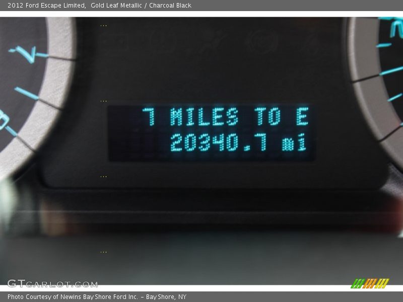 Gold Leaf Metallic / Charcoal Black 2012 Ford Escape Limited