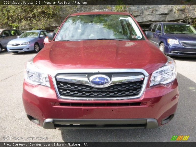 Venetian Red Pearl / Platinum 2014 Subaru Forester 2.5i