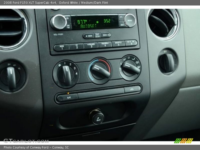 Oxford White / Medium/Dark Flint 2008 Ford F150 XLT SuperCab 4x4
