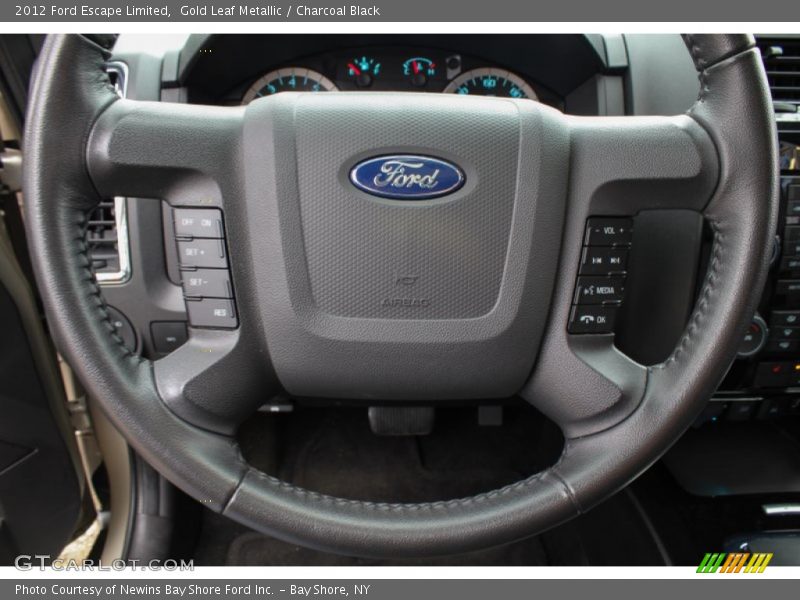 Gold Leaf Metallic / Charcoal Black 2012 Ford Escape Limited