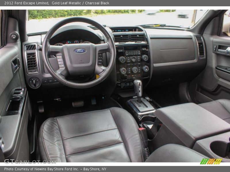 Gold Leaf Metallic / Charcoal Black 2012 Ford Escape Limited