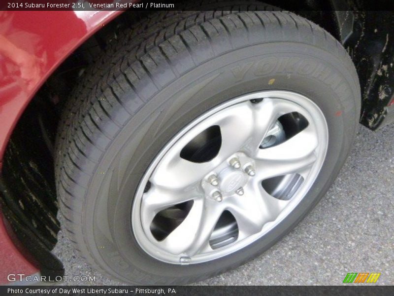 Venetian Red Pearl / Platinum 2014 Subaru Forester 2.5i