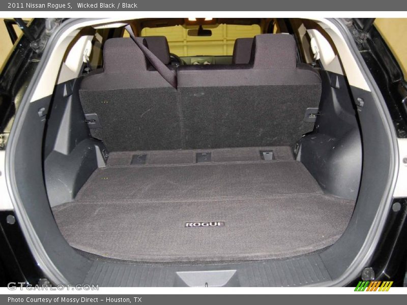 Wicked Black / Black 2011 Nissan Rogue S