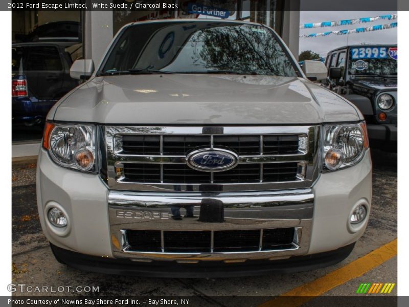 White Suede / Charcoal Black 2012 Ford Escape Limited