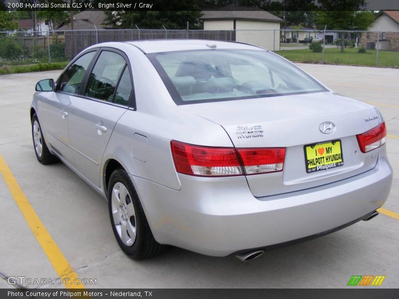Bright Silver / Gray 2008 Hyundai Sonata GLS V6