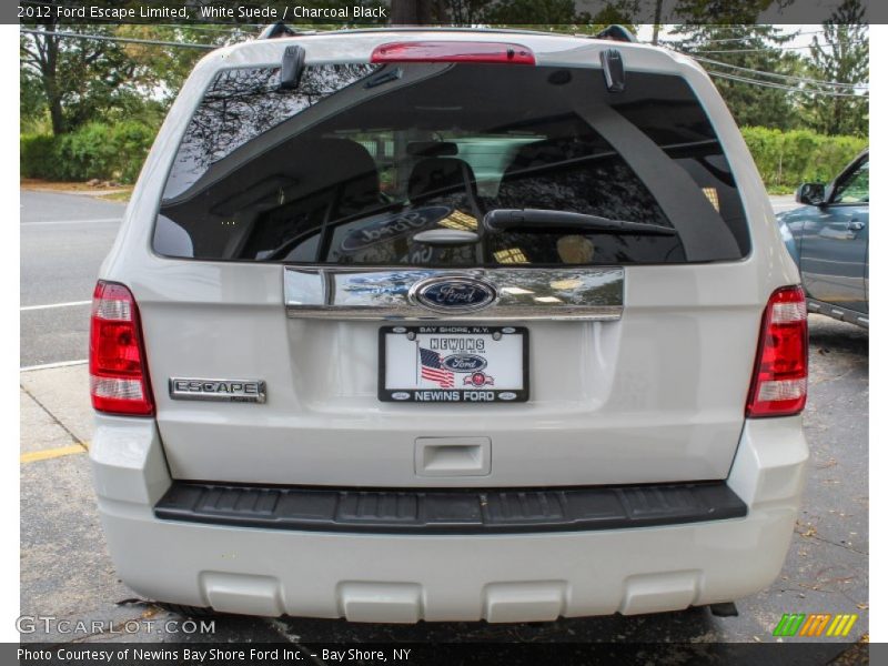 White Suede / Charcoal Black 2012 Ford Escape Limited