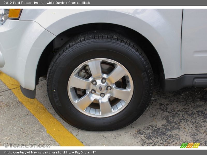 White Suede / Charcoal Black 2012 Ford Escape Limited
