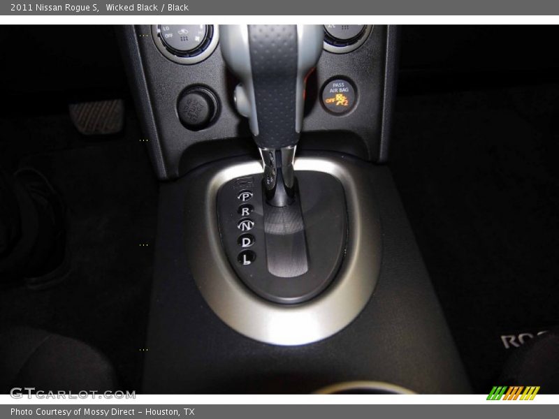 Wicked Black / Black 2011 Nissan Rogue S