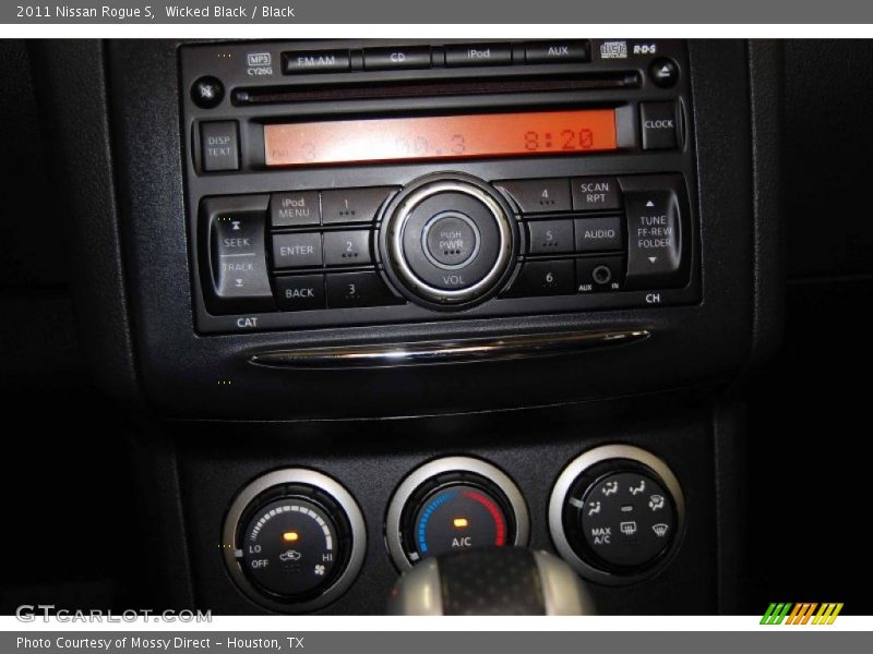 Wicked Black / Black 2011 Nissan Rogue S