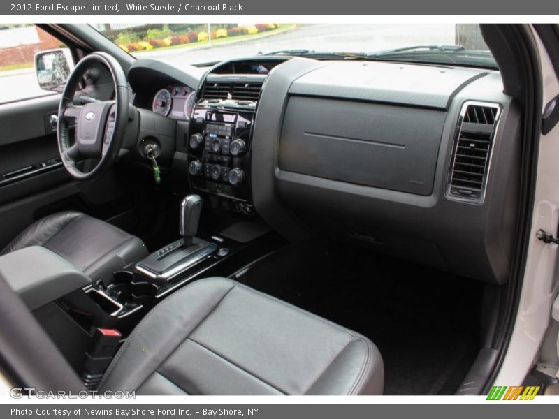 White Suede / Charcoal Black 2012 Ford Escape Limited