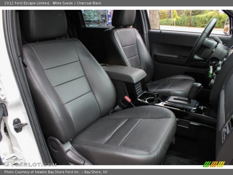 White Suede / Charcoal Black 2012 Ford Escape Limited