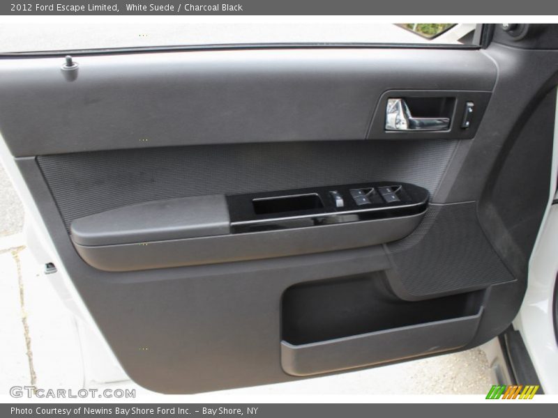 White Suede / Charcoal Black 2012 Ford Escape Limited