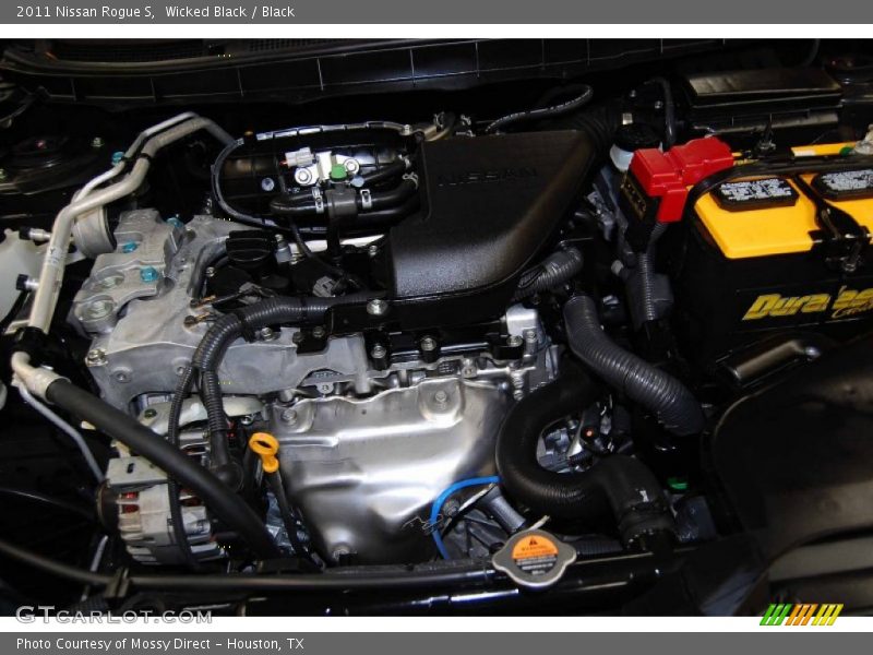 Wicked Black / Black 2011 Nissan Rogue S