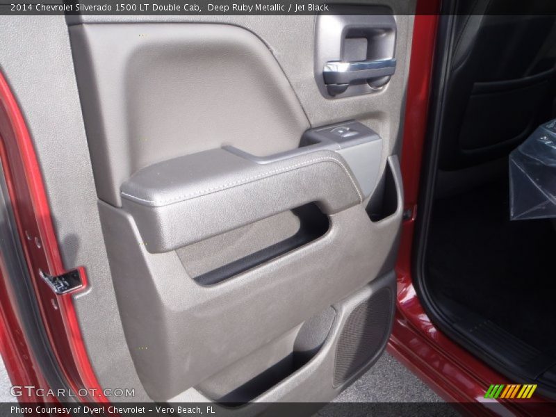 Deep Ruby Metallic / Jet Black 2014 Chevrolet Silverado 1500 LT Double Cab