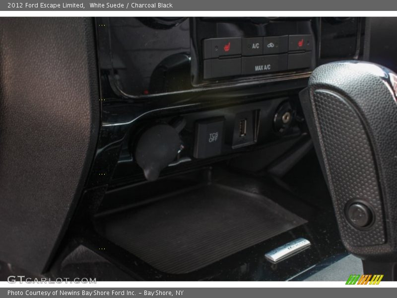 White Suede / Charcoal Black 2012 Ford Escape Limited