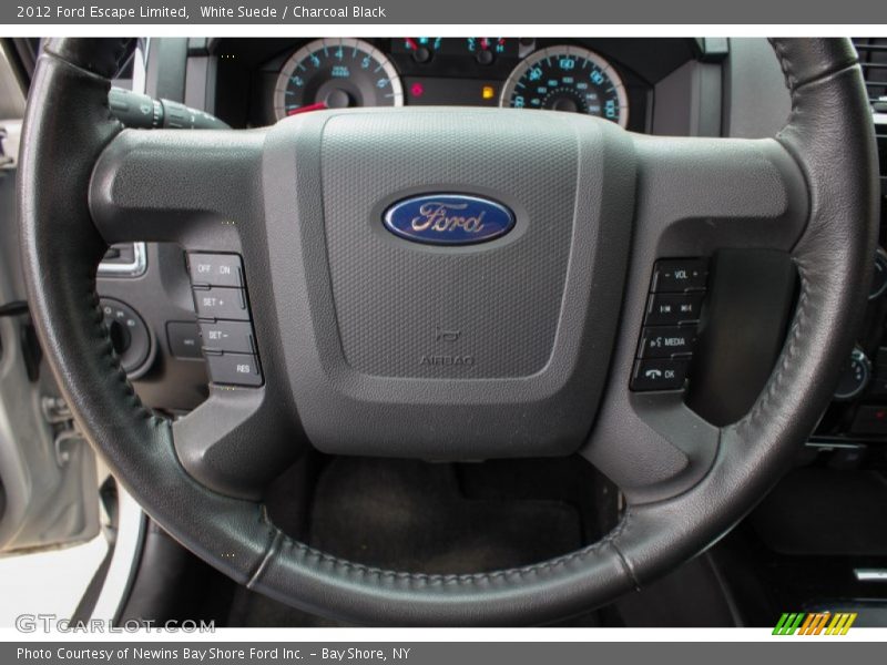 White Suede / Charcoal Black 2012 Ford Escape Limited