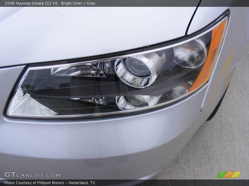 Bright Silver / Gray 2008 Hyundai Sonata GLS V6