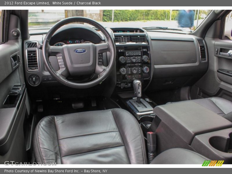 White Suede / Charcoal Black 2012 Ford Escape Limited