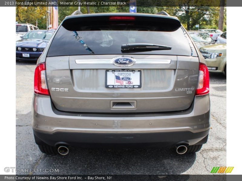 Mineral Gray Metallic / Charcoal Black 2013 Ford Edge Limited AWD