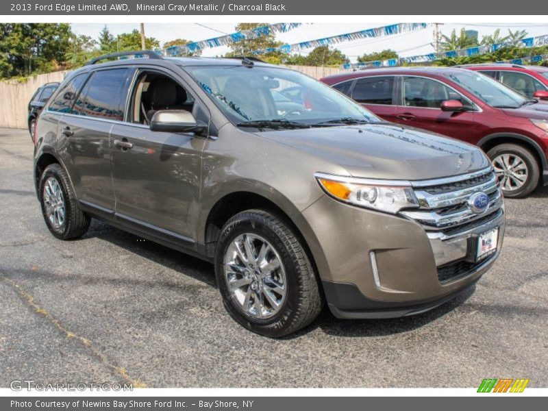 Mineral Gray Metallic / Charcoal Black 2013 Ford Edge Limited AWD