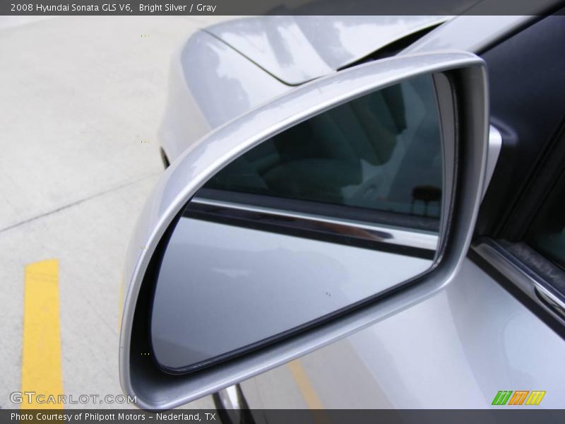 Bright Silver / Gray 2008 Hyundai Sonata GLS V6