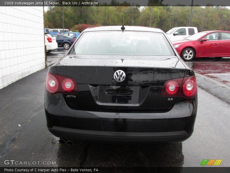Black Uni / Anthracite 2009 Volkswagen Jetta SE Sedan