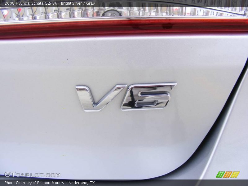 Bright Silver / Gray 2008 Hyundai Sonata GLS V6