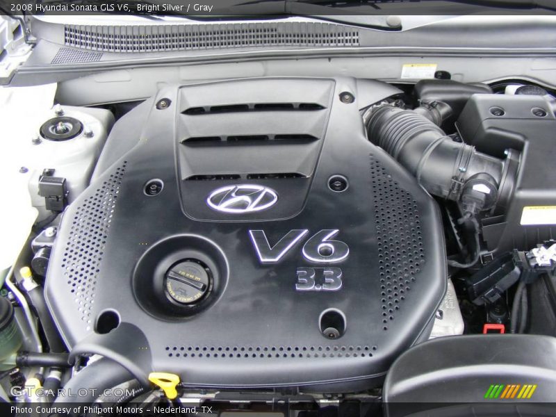 Bright Silver / Gray 2008 Hyundai Sonata GLS V6