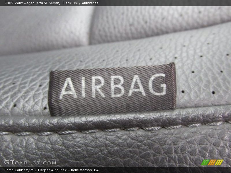Black Uni / Anthracite 2009 Volkswagen Jetta SE Sedan