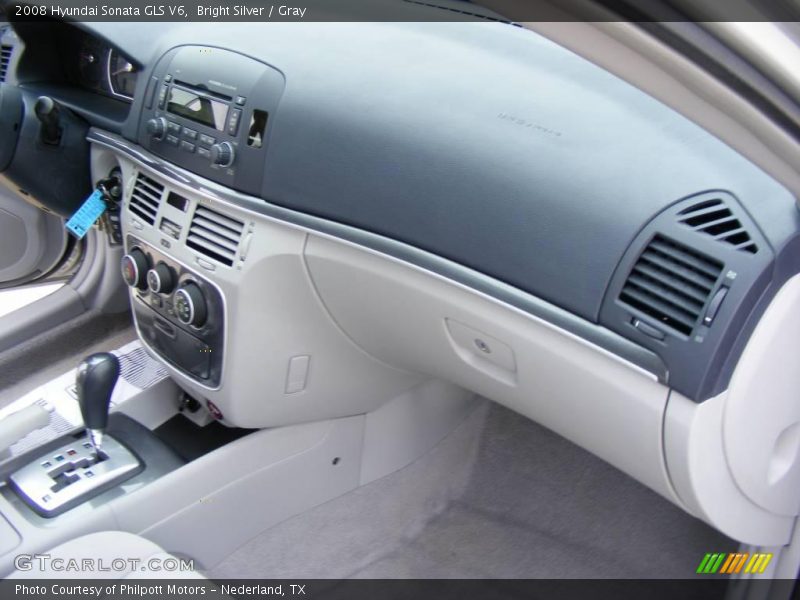 Bright Silver / Gray 2008 Hyundai Sonata GLS V6