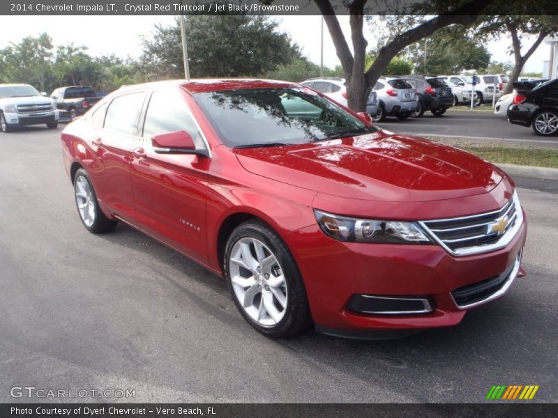 Crystal Red Tintcoat / Jet Black/Brownstone 2014 Chevrolet Impala LT