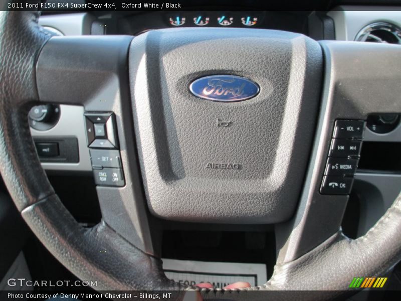 Oxford White / Black 2011 Ford F150 FX4 SuperCrew 4x4