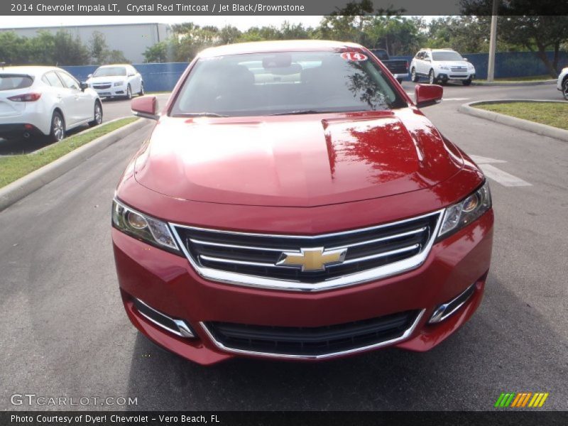 Crystal Red Tintcoat / Jet Black/Brownstone 2014 Chevrolet Impala LT