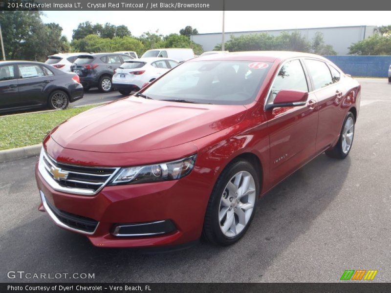 Crystal Red Tintcoat / Jet Black/Brownstone 2014 Chevrolet Impala LT