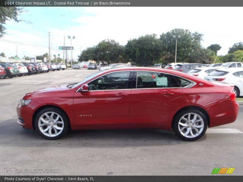 Crystal Red Tintcoat / Jet Black/Brownstone 2014 Chevrolet Impala LT