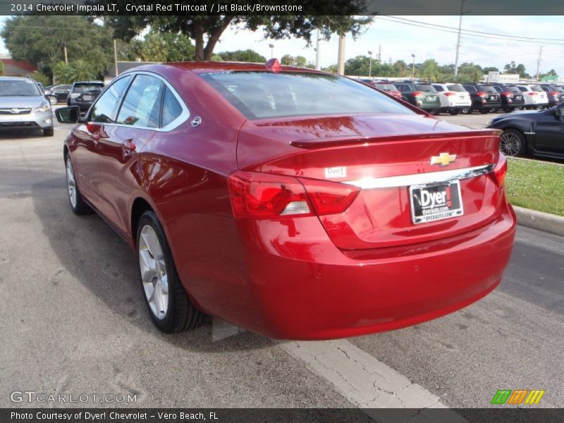 Crystal Red Tintcoat / Jet Black/Brownstone 2014 Chevrolet Impala LT