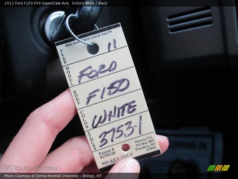 Oxford White / Black 2011 Ford F150 FX4 SuperCrew 4x4