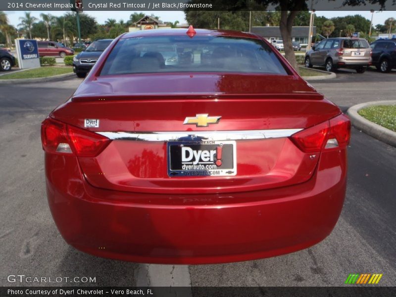 Crystal Red Tintcoat / Jet Black/Brownstone 2014 Chevrolet Impala LT