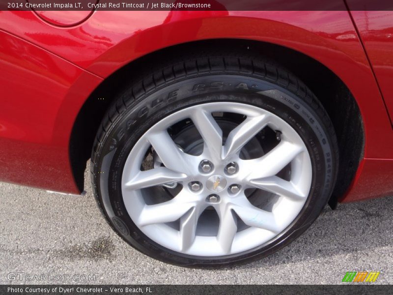 Crystal Red Tintcoat / Jet Black/Brownstone 2014 Chevrolet Impala LT