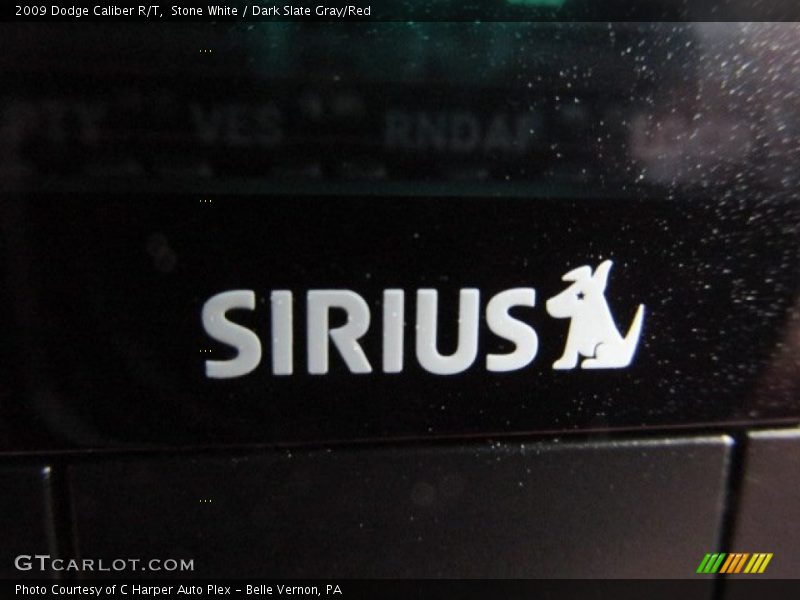Stone White / Dark Slate Gray/Red 2009 Dodge Caliber R/T