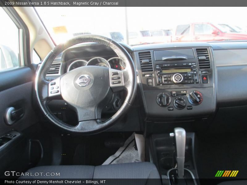 Magnetic Gray / Charcoal 2009 Nissan Versa 1.8 S Hatchback