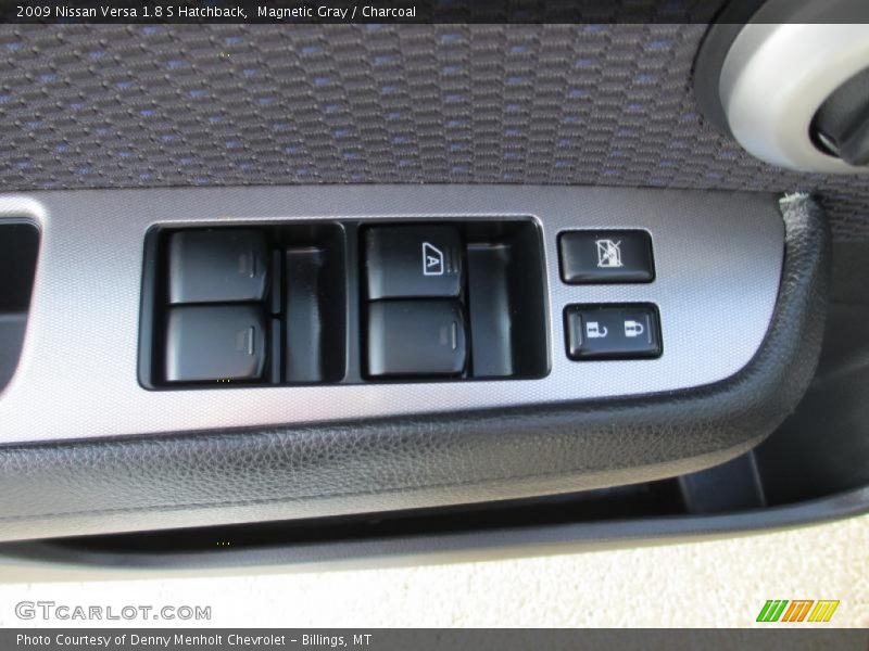 Magnetic Gray / Charcoal 2009 Nissan Versa 1.8 S Hatchback