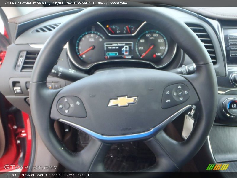 Crystal Red Tintcoat / Jet Black/Brownstone 2014 Chevrolet Impala LT