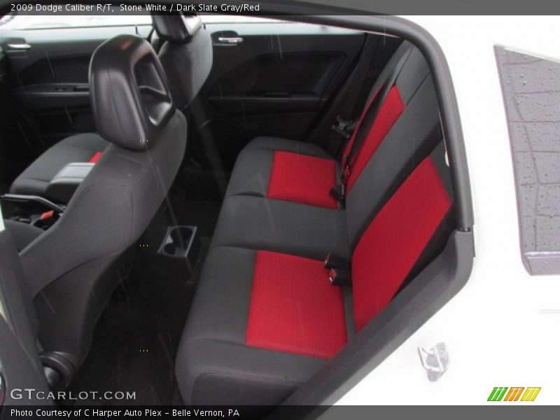 Stone White / Dark Slate Gray/Red 2009 Dodge Caliber R/T
