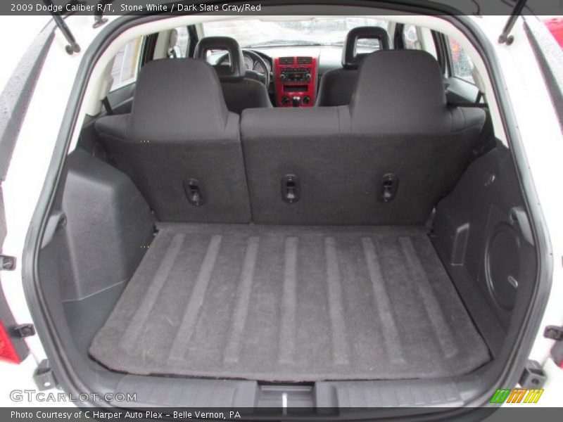Stone White / Dark Slate Gray/Red 2009 Dodge Caliber R/T