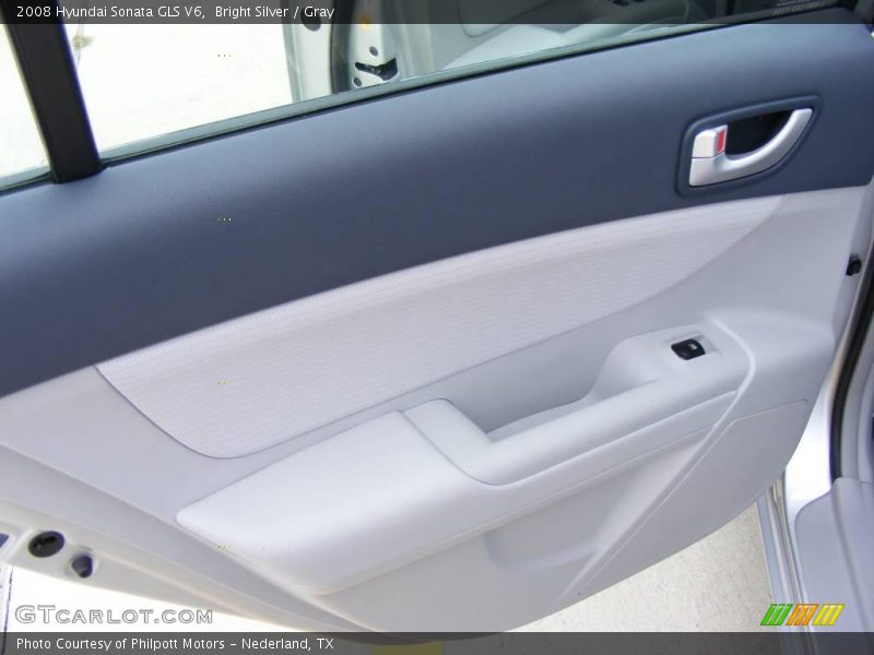 Bright Silver / Gray 2008 Hyundai Sonata GLS V6