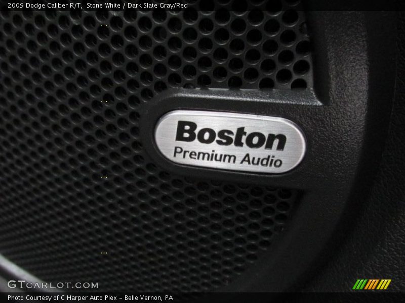 Stone White / Dark Slate Gray/Red 2009 Dodge Caliber R/T